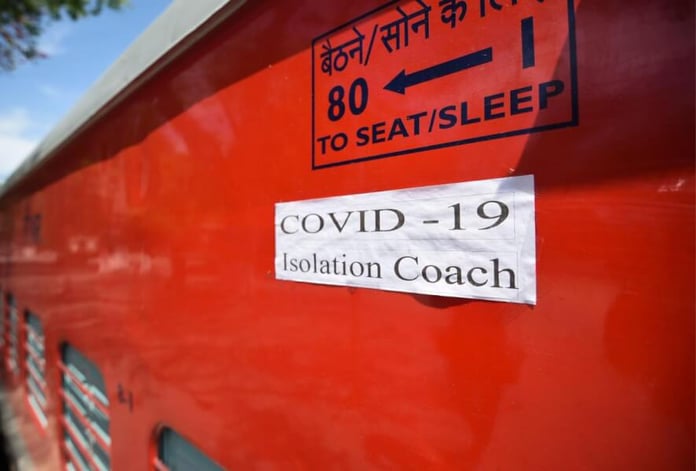 indian railways, covid wards, covid train, indian government, covid in india