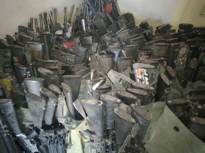 AFGHANISTAN-TALIBAN-WEAPONS-ROCKETS-GUNS
