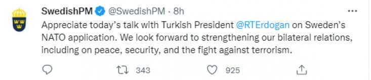 SWEDEN-PRIME-MINISTER-MAGDALENA-ANDERSON-PKK-TERRORIST-TURKEY-ERDOGAN