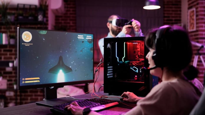 Player engaging with competitive gaming promotions in a rapidly growing market fueled by bonuses and innovative offers