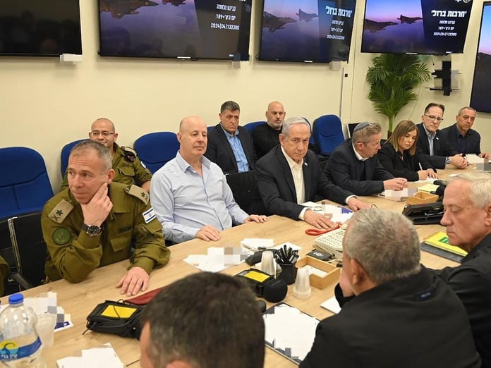 Israeli ministers with benjamin netanyahu