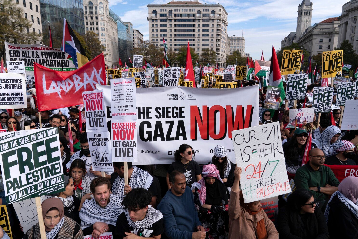 Palestine Rally in Washington, DC