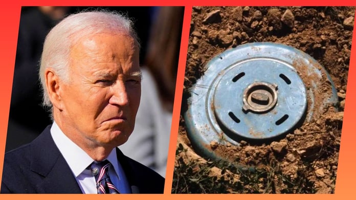 Biden send Landmines to ukraine