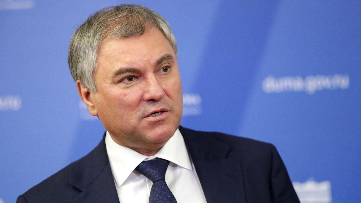 Chairman of the State Duma Vyacheslav Volodin