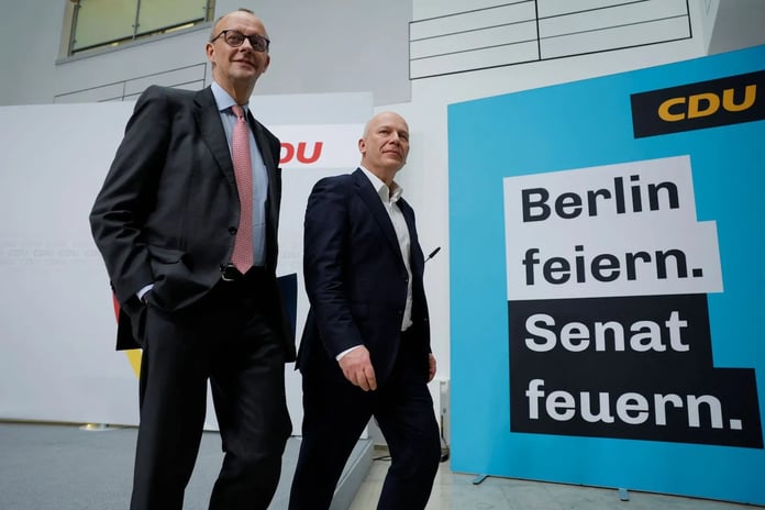 Friedrich Merz, and Kai Wegner,