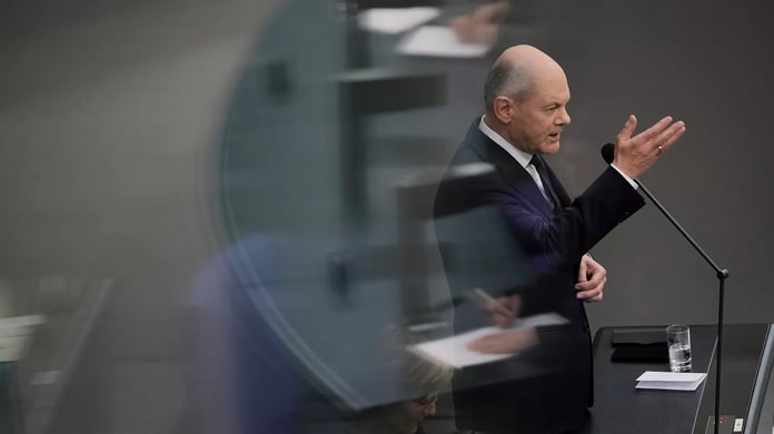 German Chancellor Olaf Scholz
