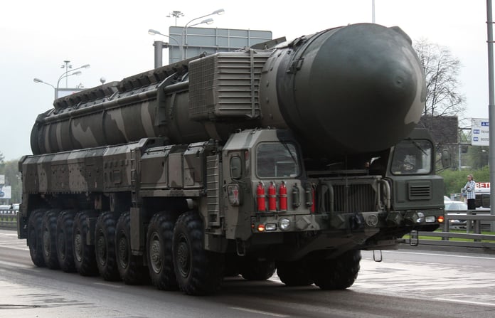 MAZ-7917 intercontinental ballistic missile