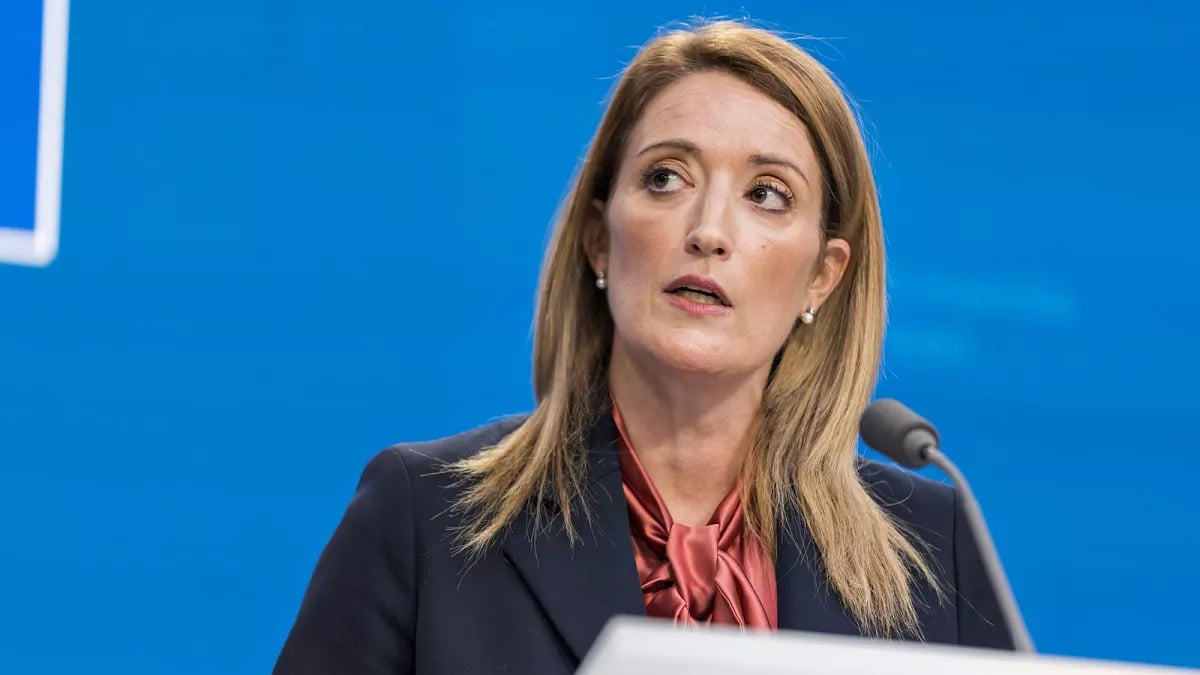 Roberta Metsola, the President of the European Parliament