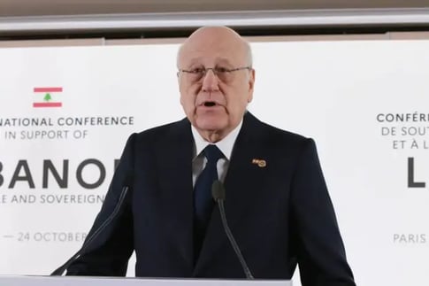 Lebanese PM Mikati calls on Israel to respect ceasefire deal