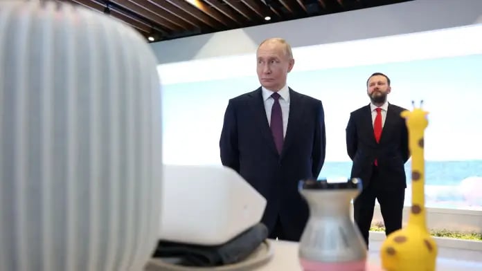 Putin, BRICS AI alliance, artificial intelligence, global participation, cultural respect, national identity, AI systems, conference, technology launch