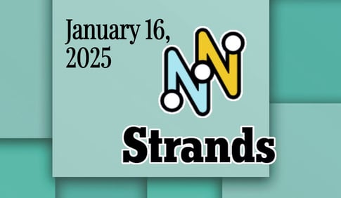 NYT Strands answers-hints today jan 16 2025