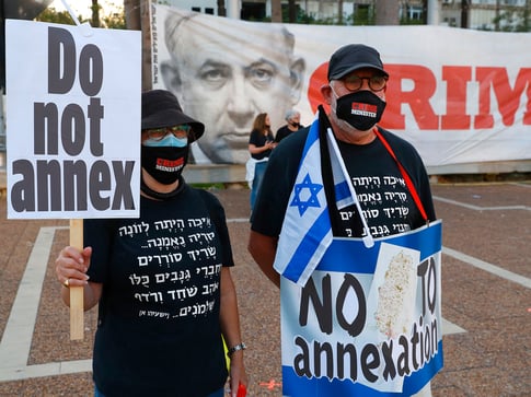 Israel annexation, West Bank occupation, Palestinian statehood, EU Palestine recognition, Netanyahu annexation plan, Israel Palestine conflict