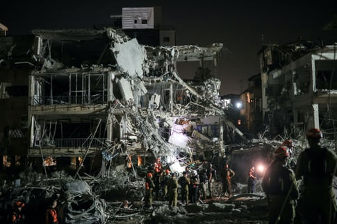 Trump Tehran evacuation, Iran Israel conflict, Iranian cyber attack, Israeli missile strikes, Tehran network blackout, Trump war threat, Iran retaliation, Middle East tensions, US Israel alliance, Operation True Promise