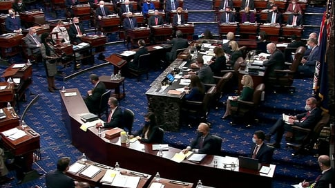 senate vote, GOP megabill, Senate chamber, Trump tax cuts, Medicaid cuts