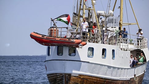 Israeli forces, Handala aid ship, Gaza blockade, humanitarian aid, Gaza starvation, maritime raid, Freedom Flotilla, international waters, Israeli military aggression