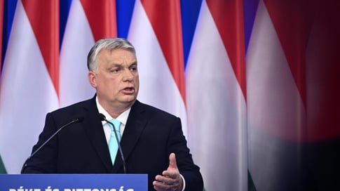 Viktor Orban delivers State of the Nation address in Budapest, February 2023