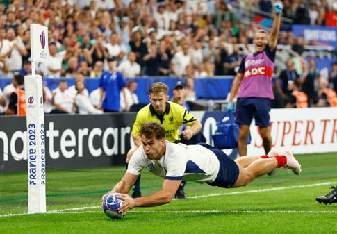 latest sports news, rugby news, sports news, new zealand vs france, france beats all blacks, penaud try against new zealand, dunedin rugby test, all blacks home defeat, scott robertson debut, france rugby 2025