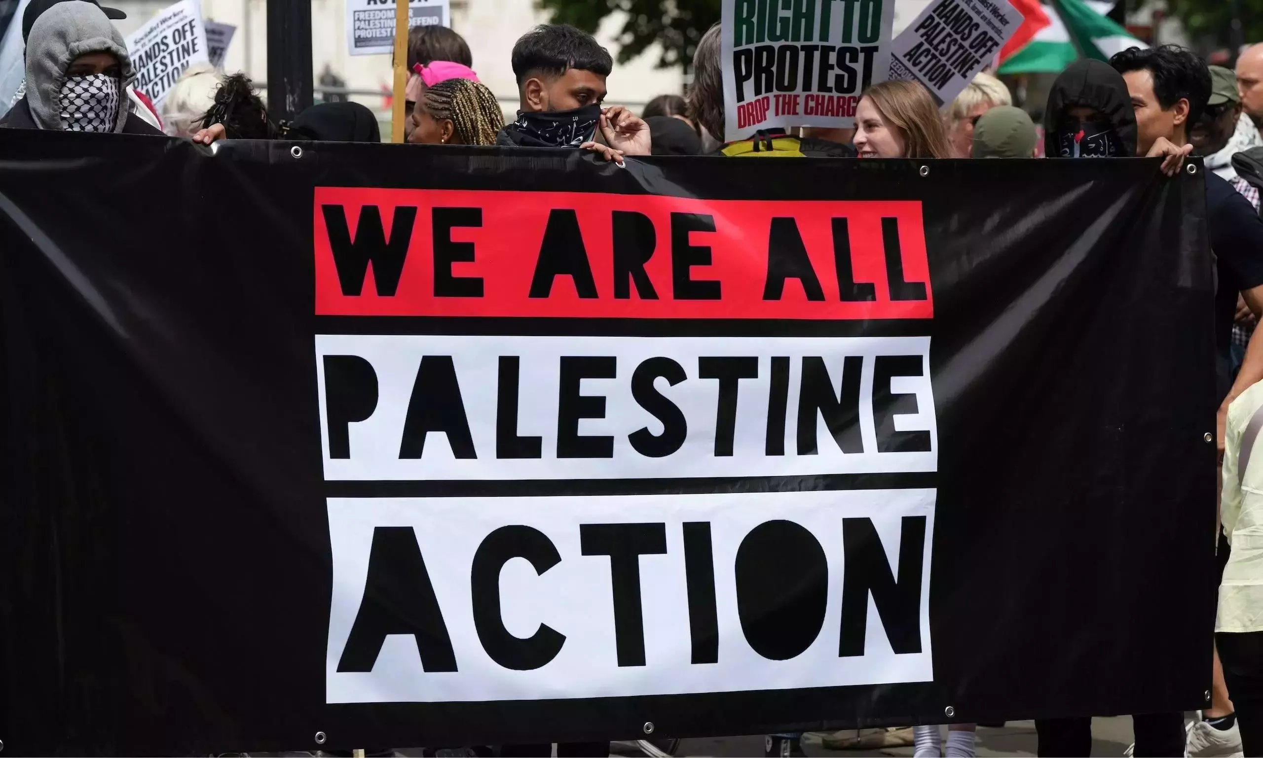 UK police arrest Palestine Action supporters, UN condemns terrorism law misuse, London July 2025, crackdown on pro-Palestinian protest