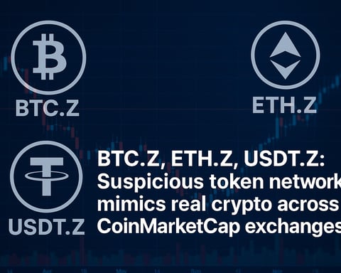 btc.z, eth.z, usdt.z, fake crypto tokens, coinmarketcap scam, suspicious crypto exchanges, crypto fraud investigation