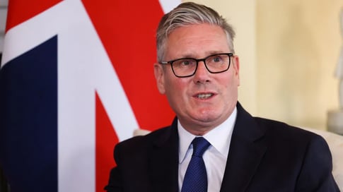 UK Prime Minister Keir Starmer condemning Israel’s Gaza takeover plan