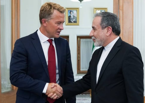 Norwegian Deputy Foreign Minister Andreas Kravik meets Iran’s Abbas Araghchi in Tehran