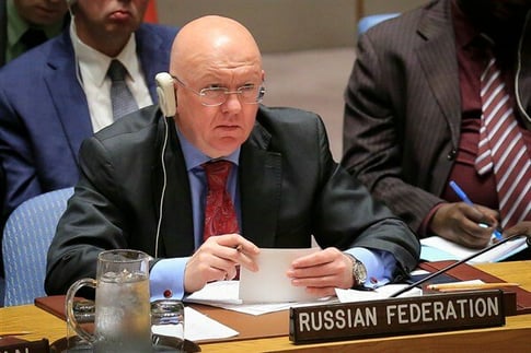 UN Security Council setting as Russia’s mission rejects the E3 snapback move on Iran under Resolution 2231.