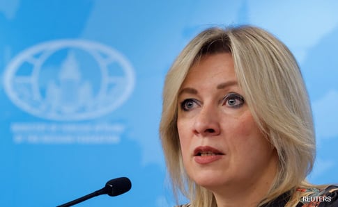 Maria Zakharova at Russian foreign ministry press briefing in Moscow