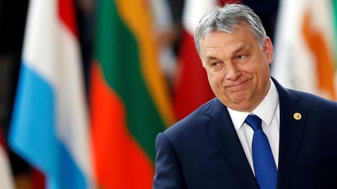 Viktor Orbán attending EU summit in Brussels during NATO discussions on Ukraine
