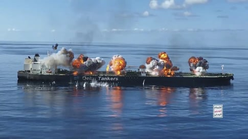 Houthis strike Israeli-owned oil tanker near Saudi Arabia’s Yanbu in support of Gaza war