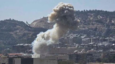 Israeli airstrikes hit Syrian cities, damaging civilian infrastructure and escalating Middle East tensions