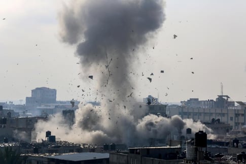 Smoke and destruction in Doha following Israeli strike condemned as criminal act