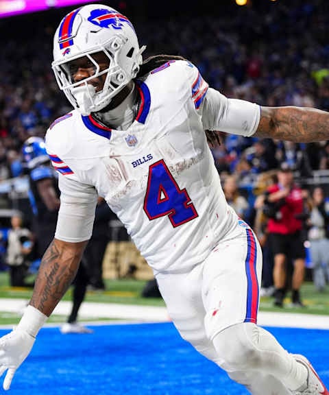 buffalo bills vs detroit lions match player stats, bills vs lions, josh allen, jared goff