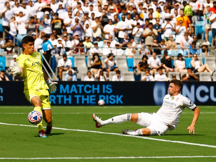 real madrid vs pachuca, club world cup 2025, charlotte match, bellingham goal