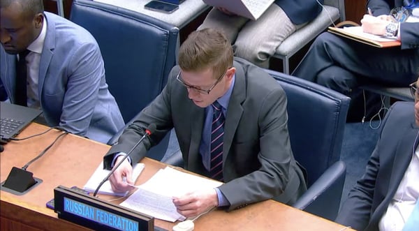 UN First Committee session in New York as states debate military AI rules