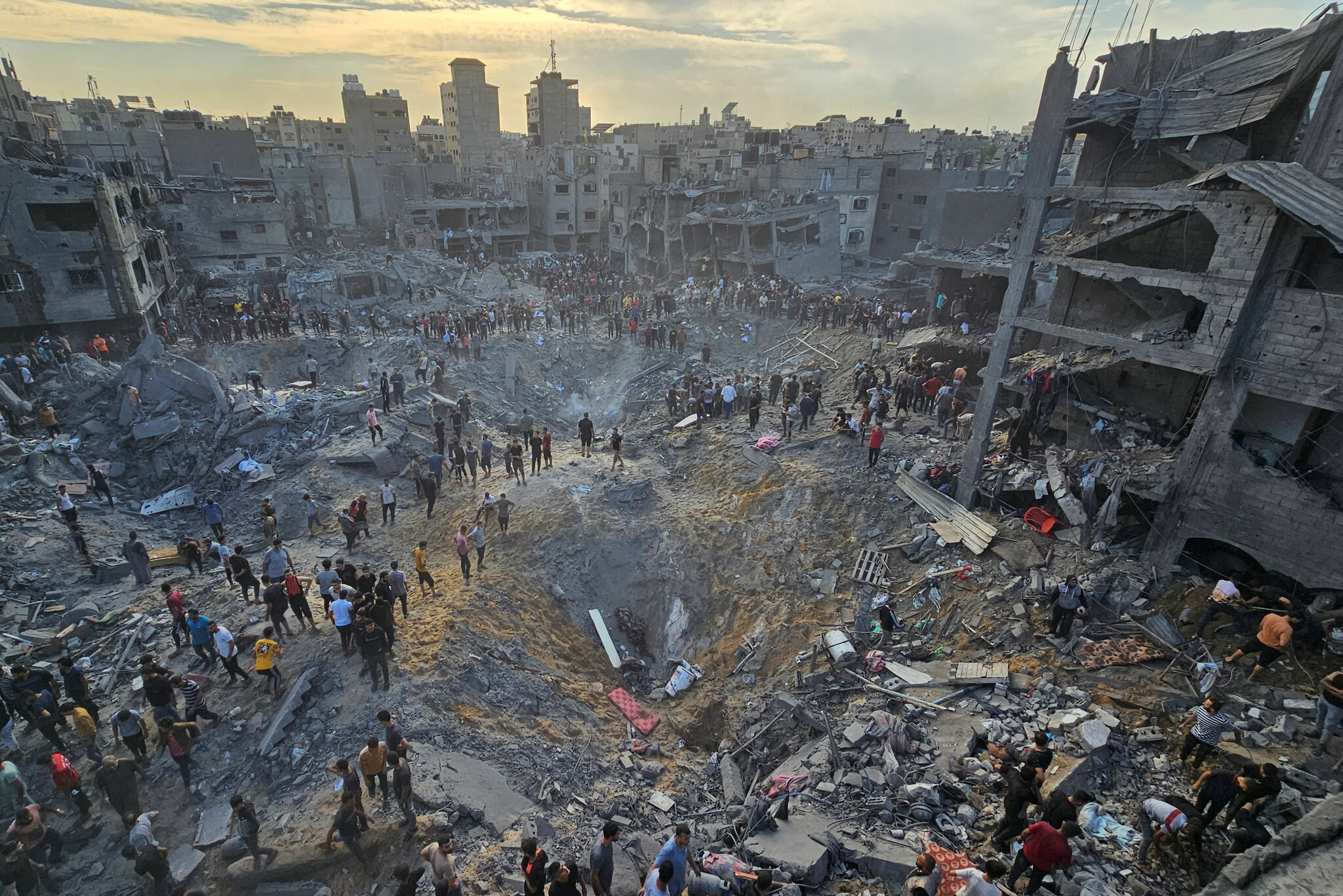 Destroyed homes and displaced families in Beit Jinn after Israeli operation