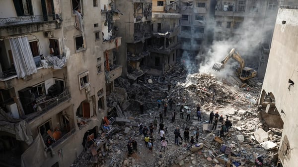 Devastation and rescue efforts after Israeli airstrike on Lebanon refugee camp