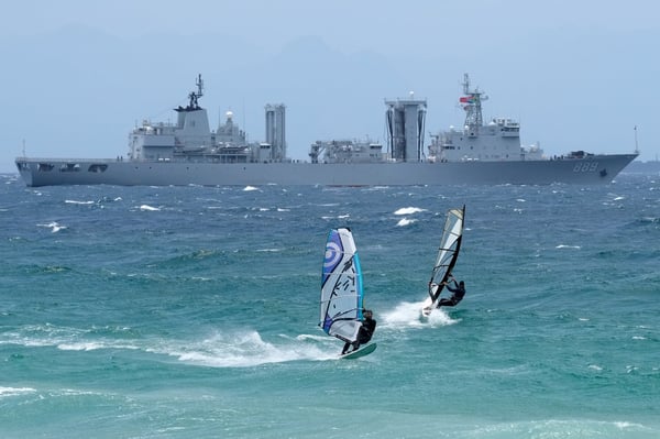 Chinese, Russian, and Iranian warships take part in BRICS naval drills near South Africa
