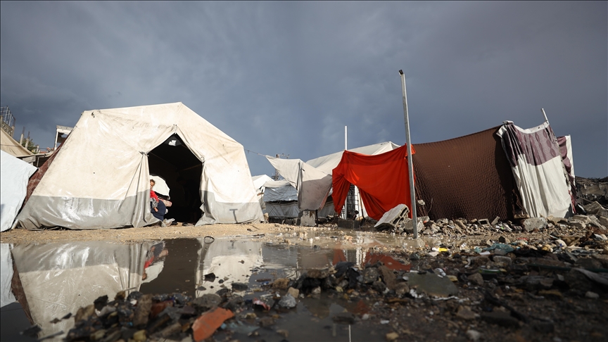 Gaza Displacement Camps Under Siege Displaced Palestinians face flooding and disease in Gaza camps