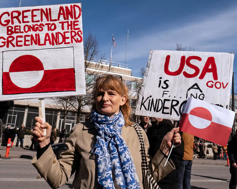 Greenlanders protest against Donald Trump’s plan to seize Greenland in Nuuk