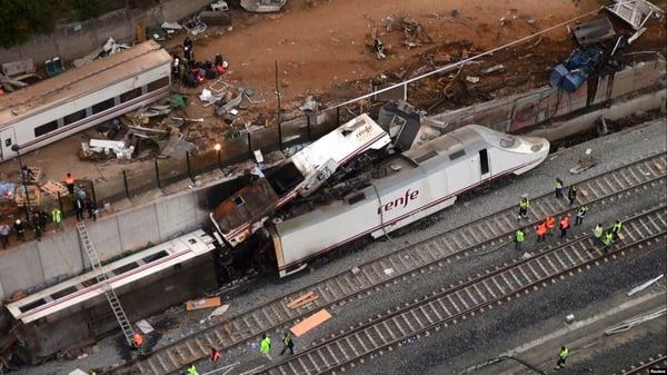Spain train derailment in Córdoba as emergency services respond to deadly high-speed rail crash