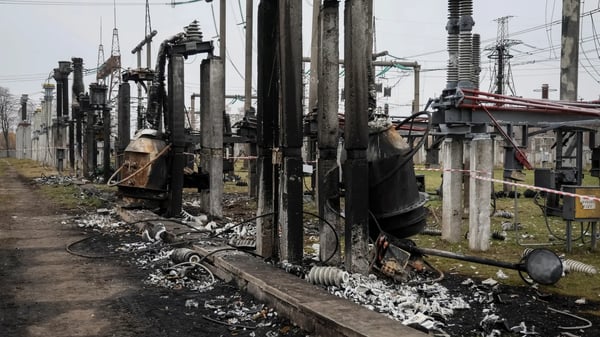 Russian drone strikes damage Ukraine’s energy grid during winter
