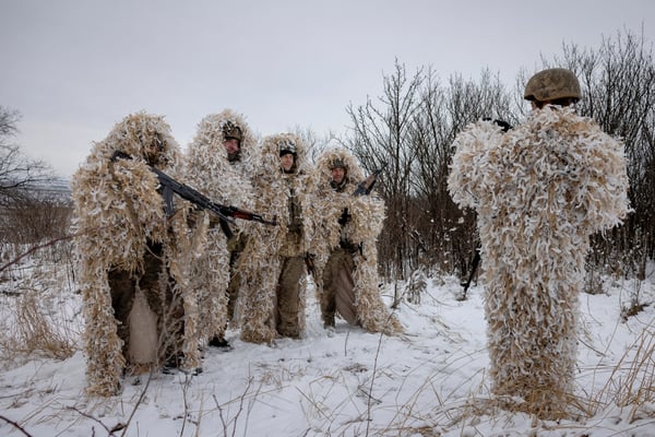 Russian and Ukrainian forces remain locked in winter fighting as the Russia–Ukraine war enters its fourth year amid Western arms escalation