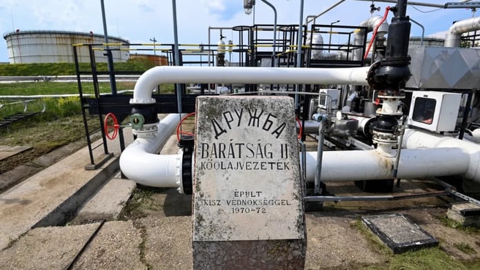 Druzhba pipeline carrying Russian oil to Hungary and Slovakia amid EU Ukraine dispute