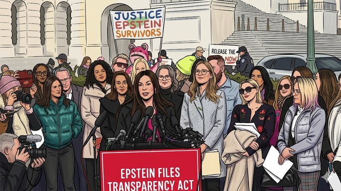 Epstein Files documents showing redactions as DOJ faces backlash over exposed victims