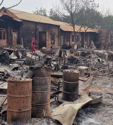 Sudan civil war drone strike destroys hospital in Darfur killing dozens