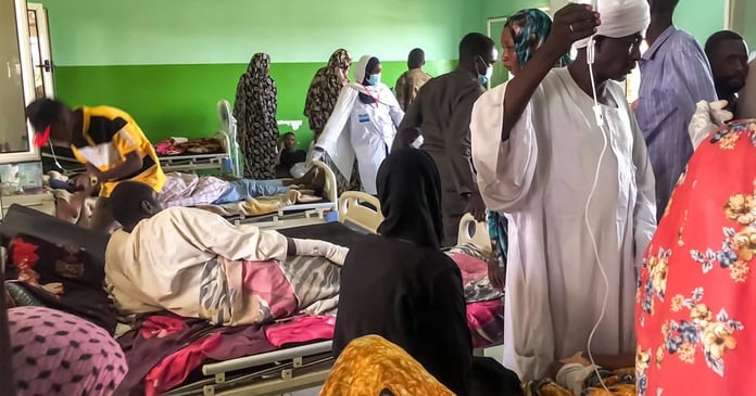 Sudan civil war hospital strike in Darfur kills 64 civilians and destroys healthcare facility