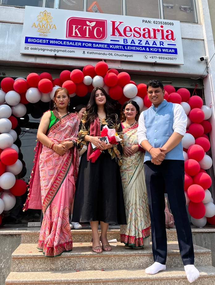 Ritesh Modi’s Kesaria Textile Company Launches Kesaria Bazaar in Nepal, Its First International Wholesale Franchise in Kathmandu