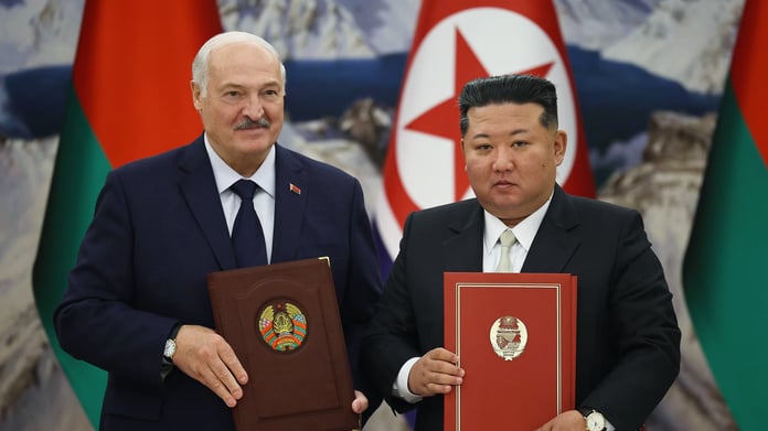 Lukashenko meets Kim Jong Un during North Korea summit 2026