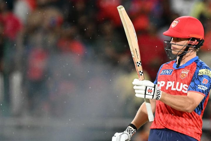 Cooper Connolly batting for Punjab Kings during IPL 2026 match against Sunrisers Hyderabad