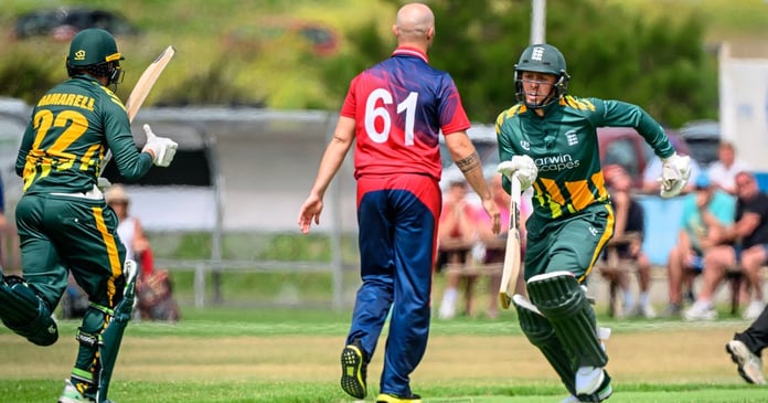 Guernsey cricket team training under coach Craig Hogan ahead of T20 World Cup qualifiers